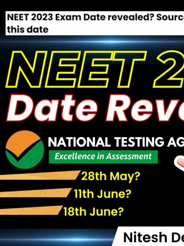 NEET 2023 Exam Date revealed