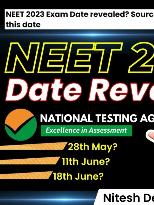 NEET 2023 Exam Date revealed