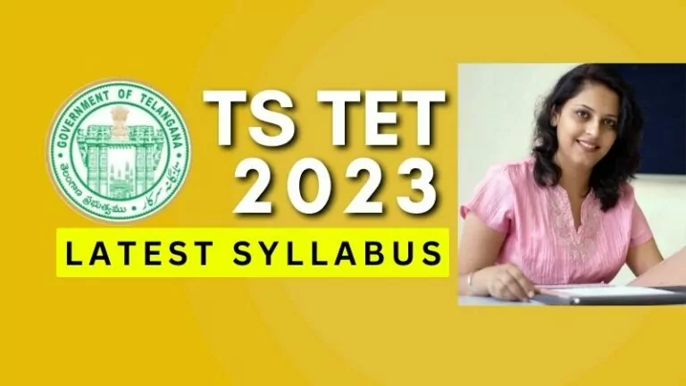 tstet syllabus